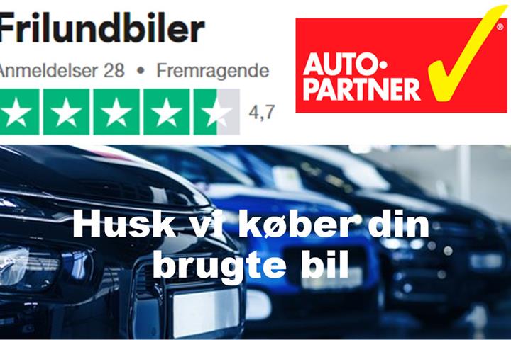 Blå Polestar 2 fra 2022 set udefra