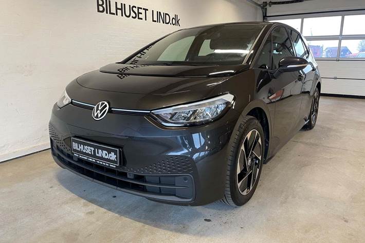 Grå VW ID.3 fra 2022 set udefra