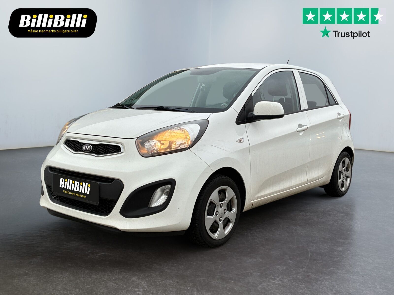 Hvid Kia Picanto fra 2014