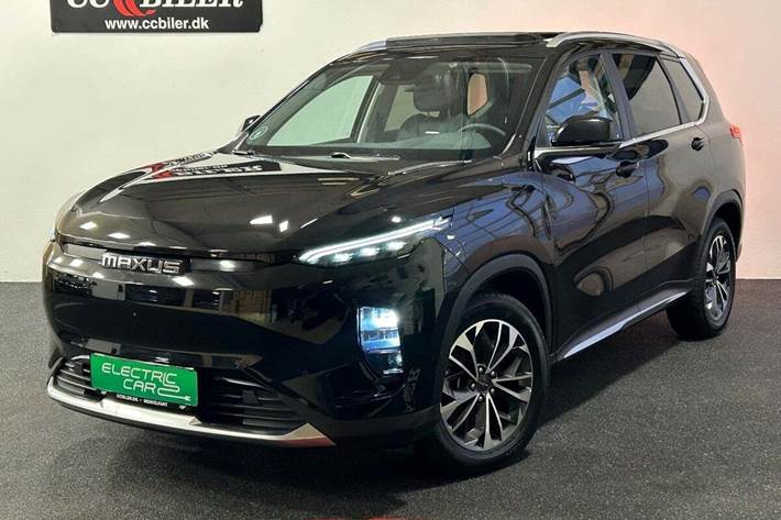 Sort Maxus Euniq6 fra 2024 set udefra