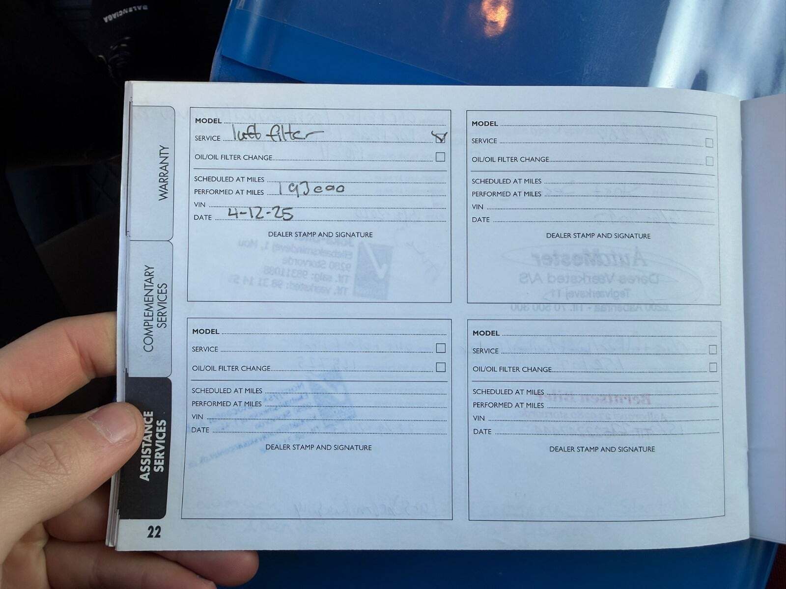 Grøn Fiat Panda fra 2012