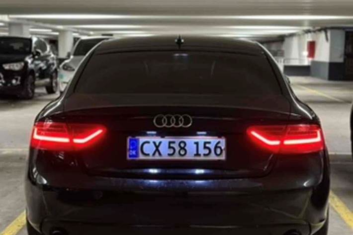 Sort Audi A5 Sportback fra 2013
