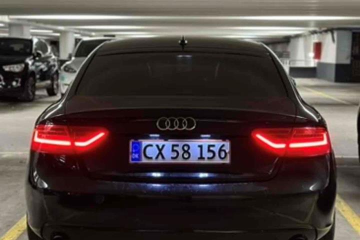Sort Audi A5 Sportback fra 2013