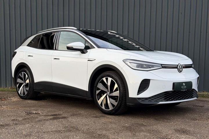 Hvid VW ID.4 fra 2023 set udefra