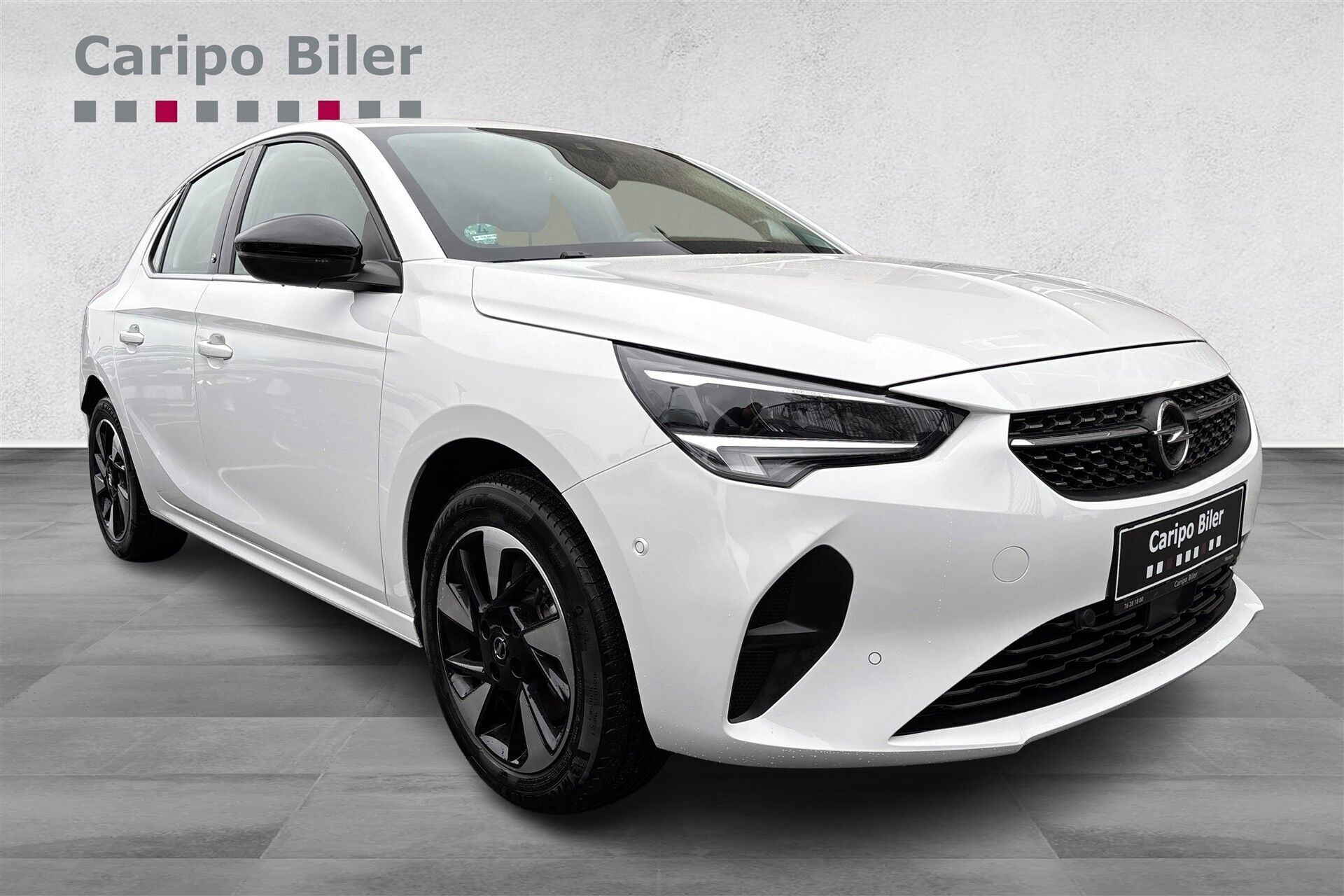 Hvid Opel Corsa-e fra 2023
