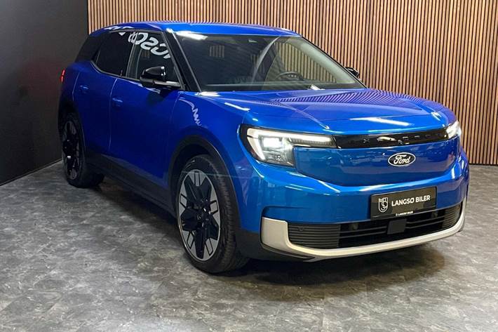 Blå Ford Explorer fra 2025