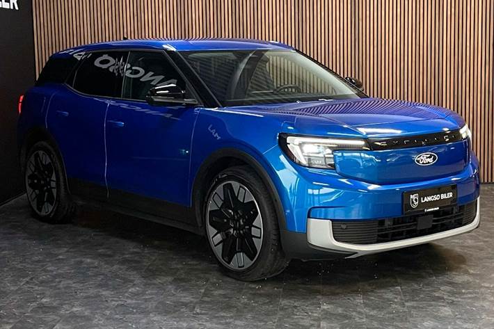 Blå Ford Explorer fra 2025