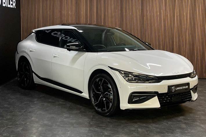 Hvid Kia EV6 fra 2021