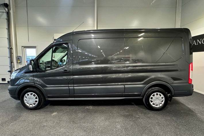 Grå Ford Transit 350 L2 Van fra 2018