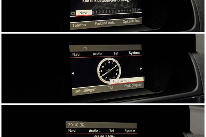 Sort Mercedes C220 fra 2013