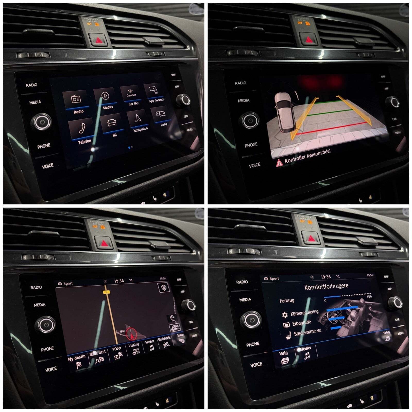 Grå VW Tiguan Allspace fra 2019