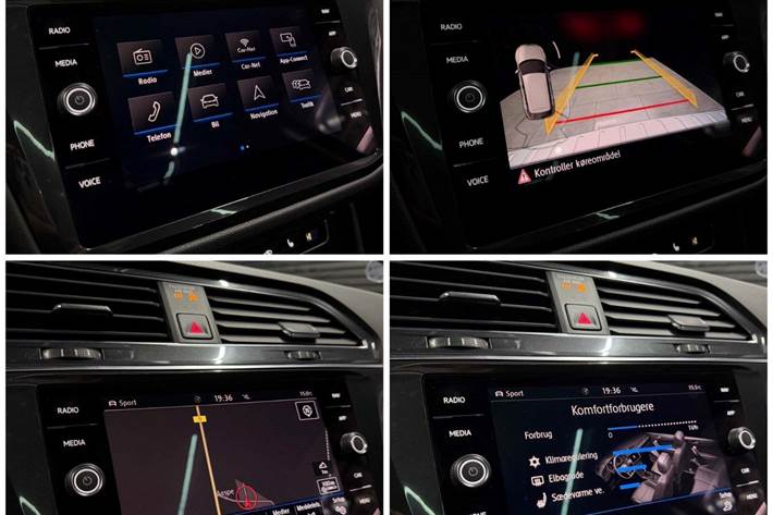 Grå VW Tiguan Allspace fra 2019