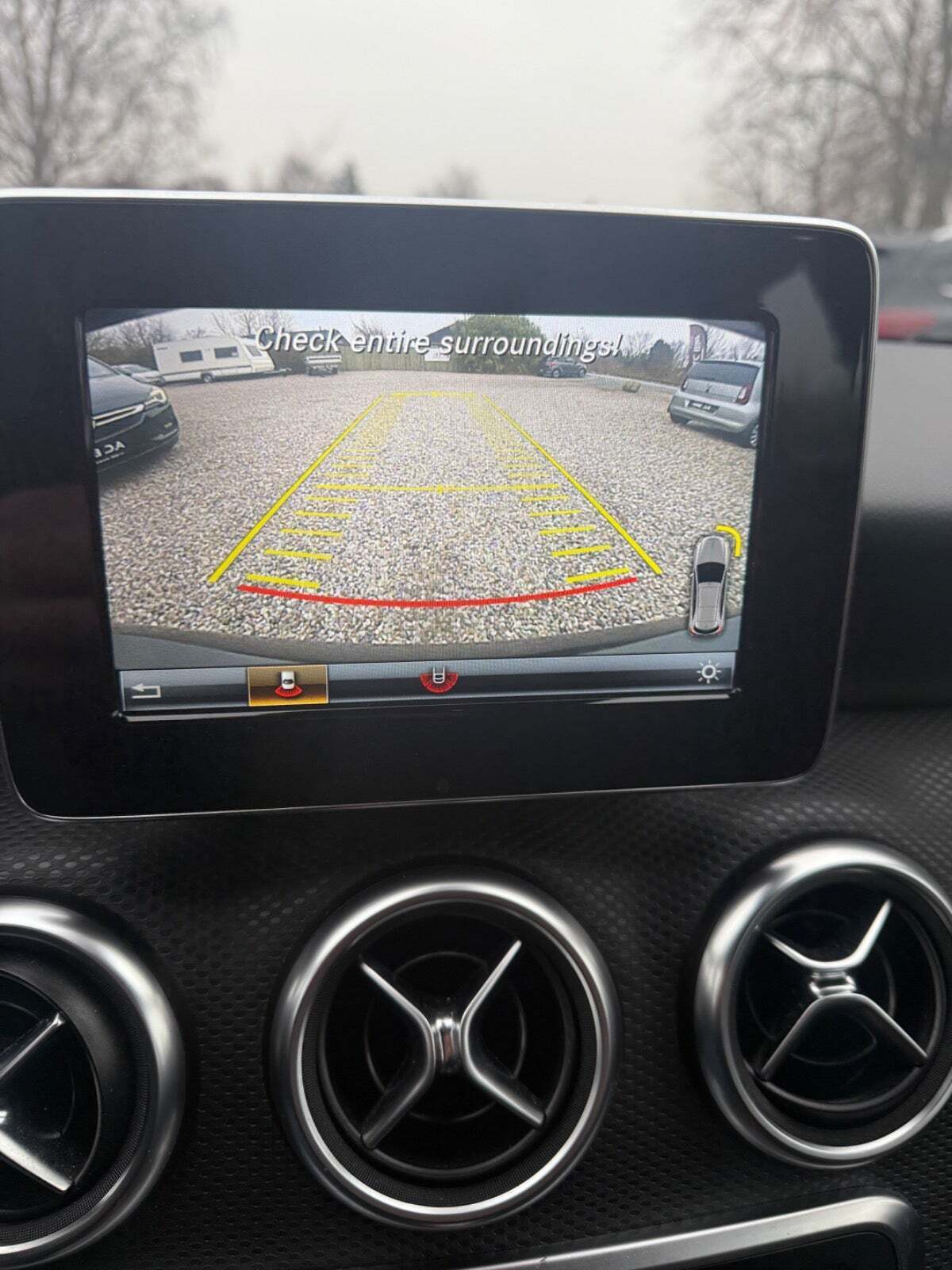 Sort Mercedes A200 fra 2017