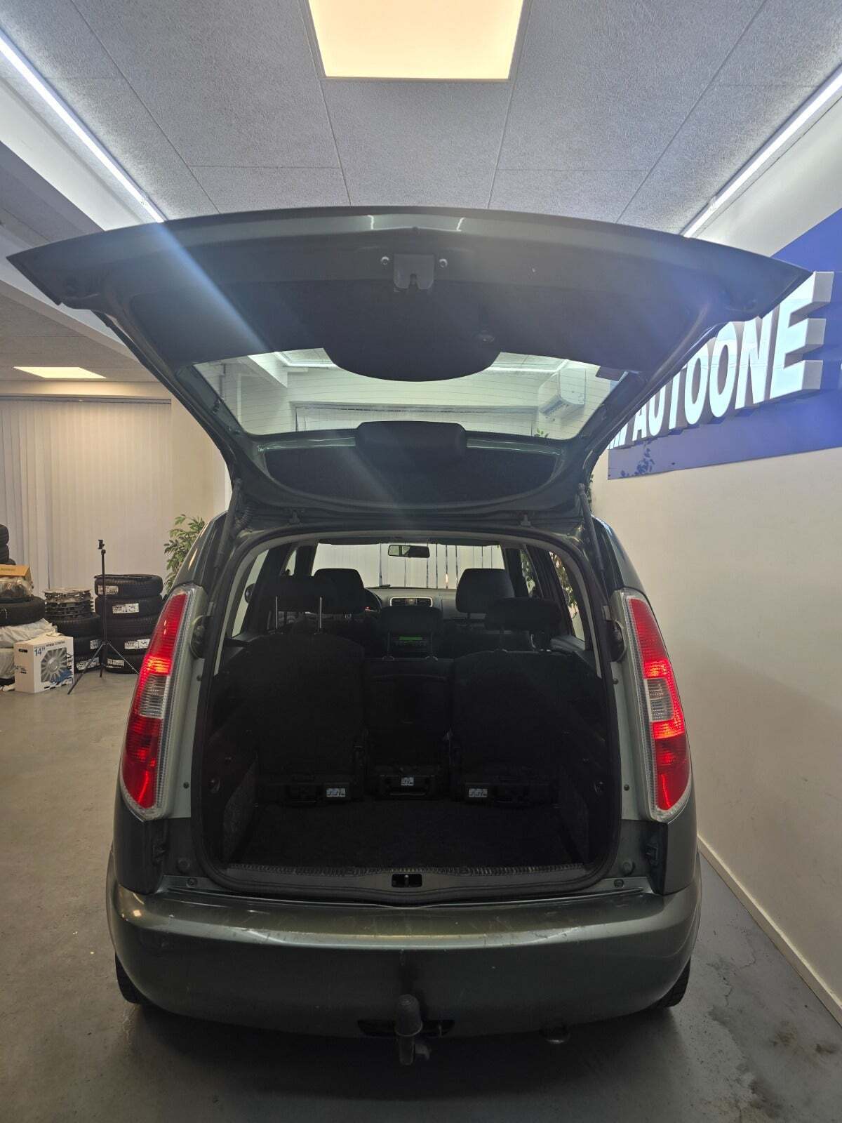 Grøn Skoda Roomster fra 2006