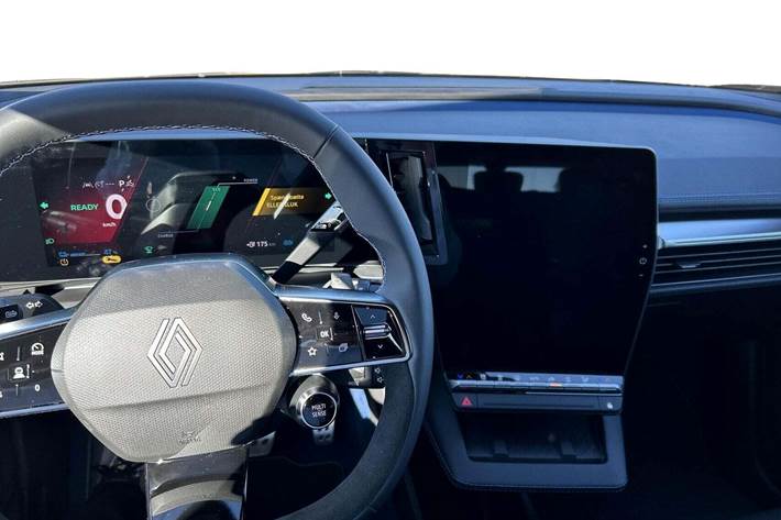 Grå Renault Megane E-Tech fra 2025