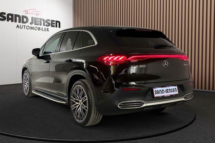 Sort Mercedes EQE350 SUV fra 2025