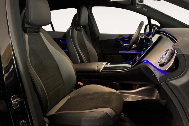 Sort Mercedes EQE350 SUV fra 2025