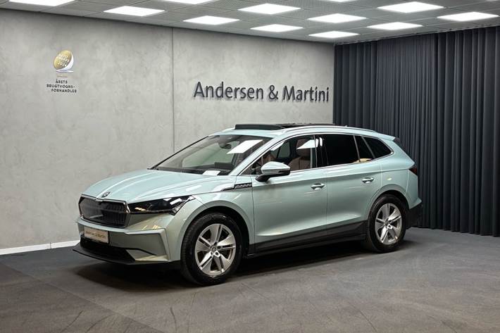 Grå Skoda Enyaq fra 2022