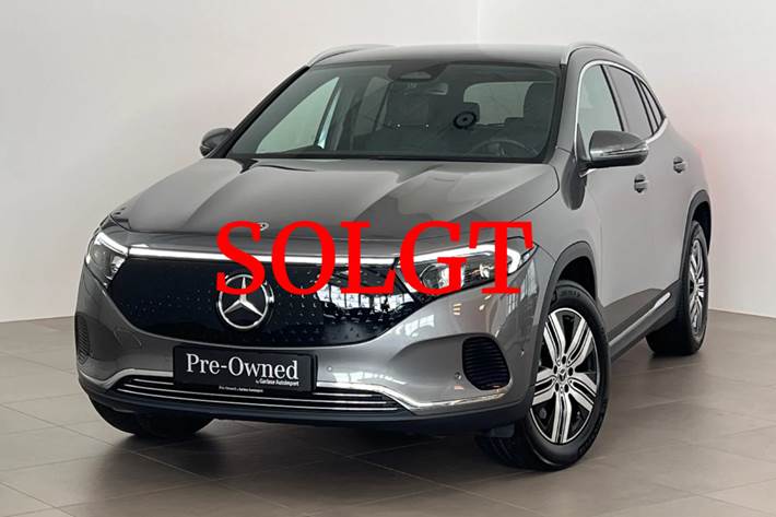 Grå Mercedes EQA250 fra 2024 set udefra