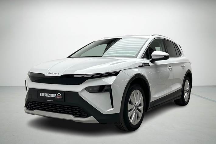 Hvid Skoda Elroq fra 2025 set udefra