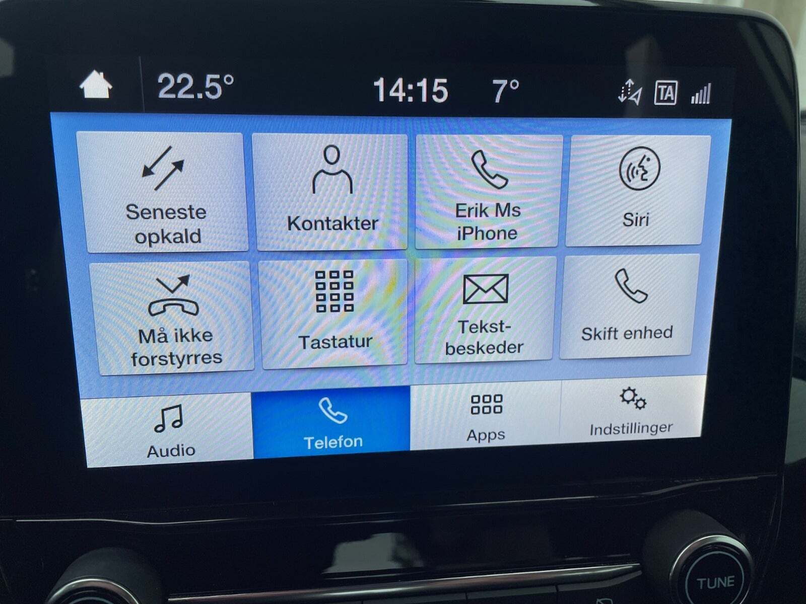 Sølv Ford Fiesta fra 2020