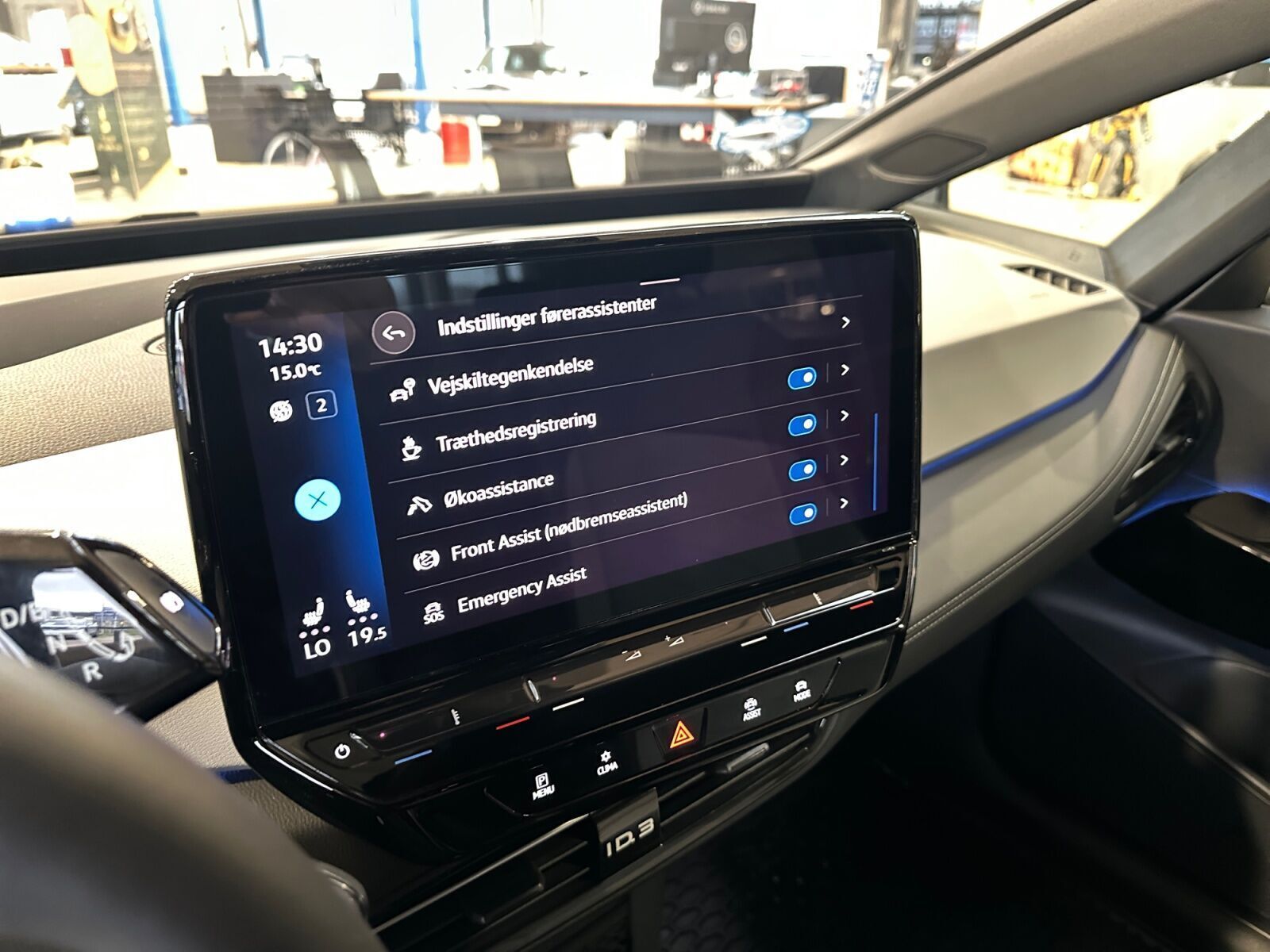 Grøn VW ID.3 fra 2023