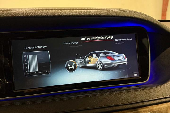 Sort Mercedes S350 fra 2014