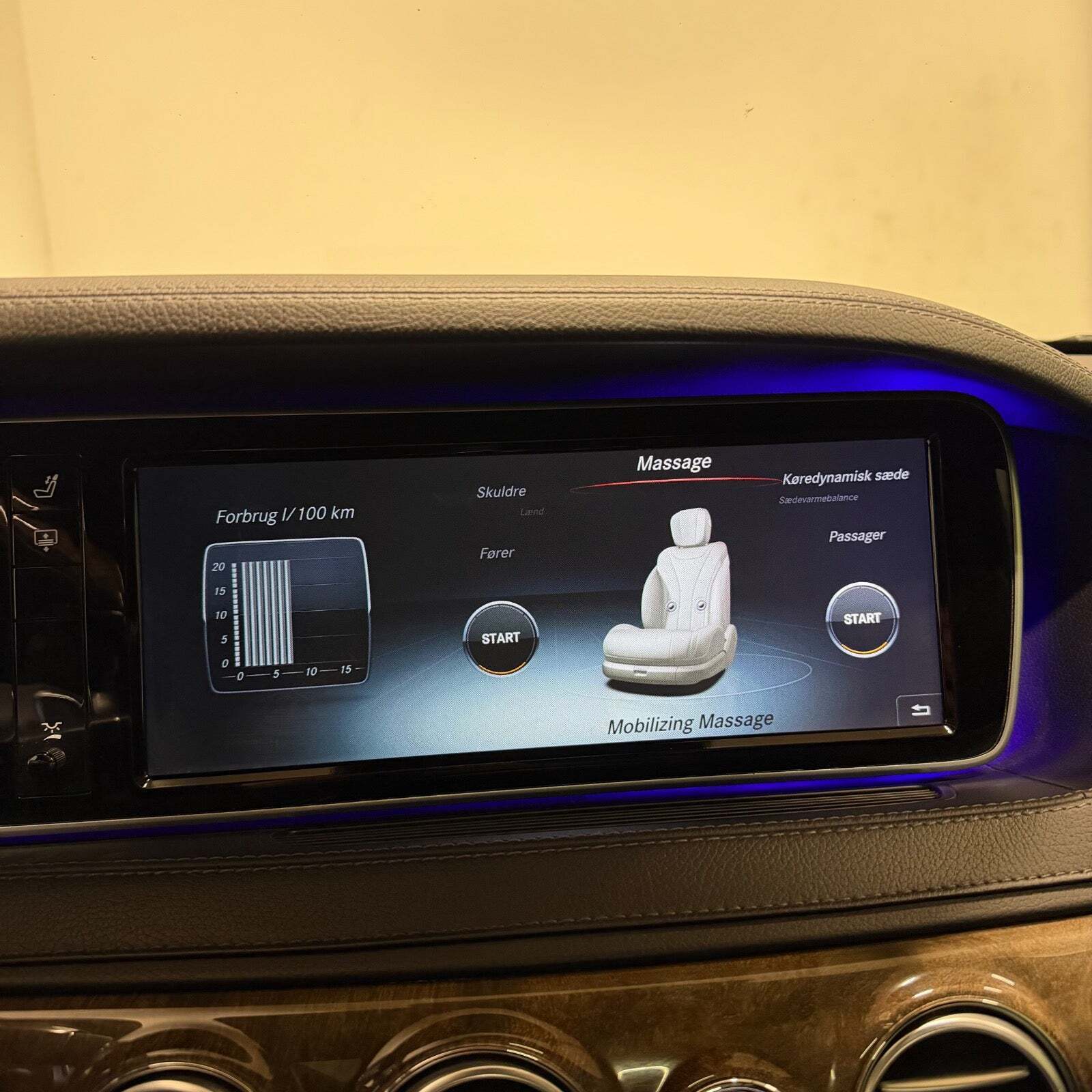 Sort Mercedes S350 fra 2014