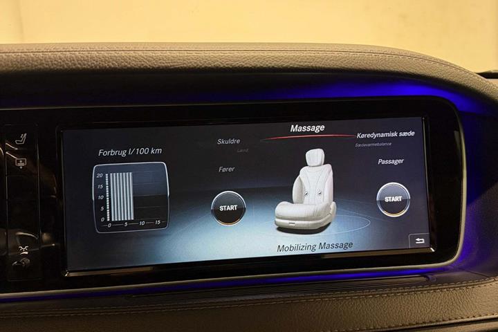 Sort Mercedes S350 fra 2014