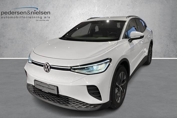Hvid VW ID.4 fra 2025 set udefra