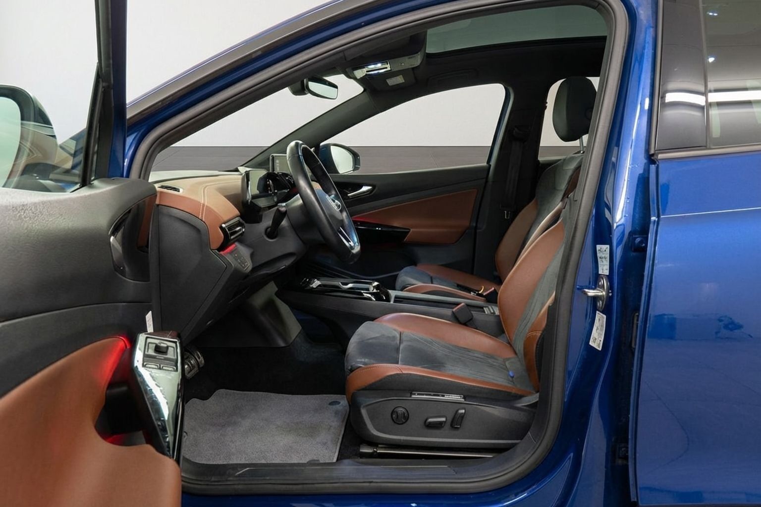 Blå VW ID.4 fra 2021