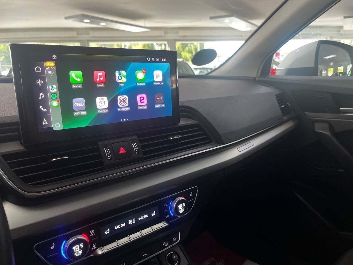 Hvid Audi Q5 fra 2021