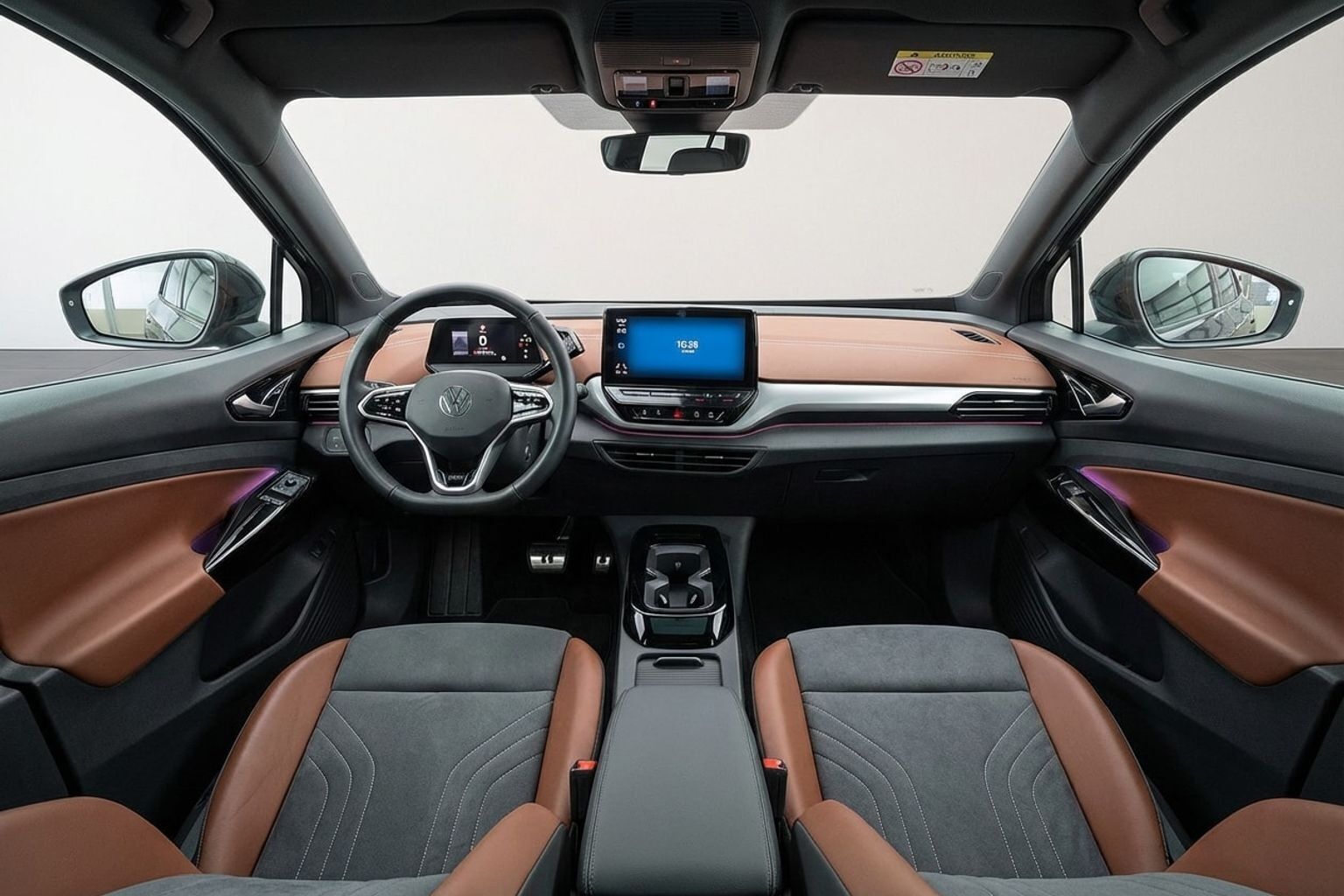 Grå VW ID.4 fra 2021