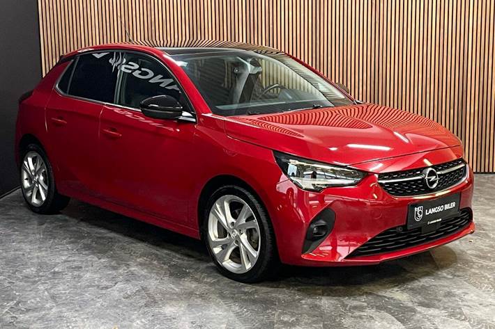 Rød Opel Corsa fra 2020