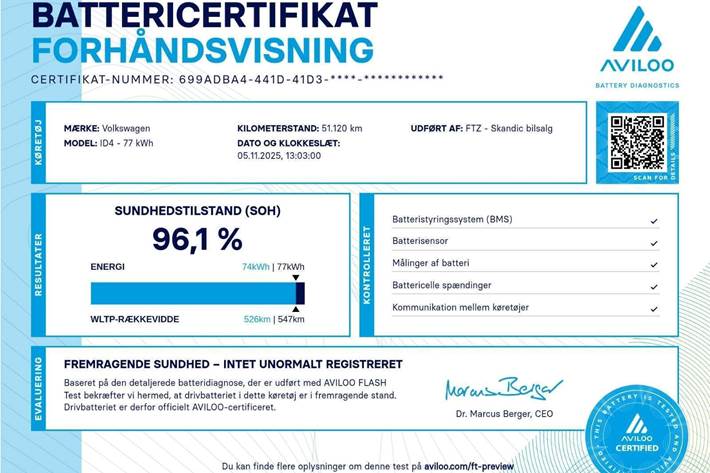 Sølv VW ID.4 fra 2023