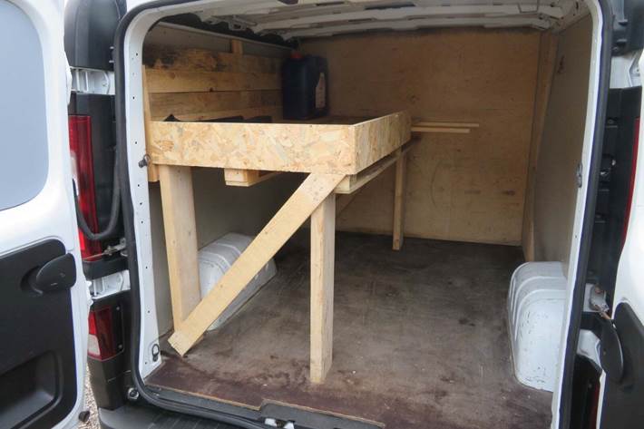 Hvid Renault Trafic T29 fra 2018