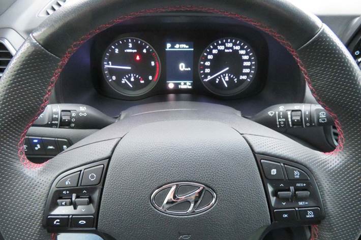 Sølv Hyundai Tucson fra 2020