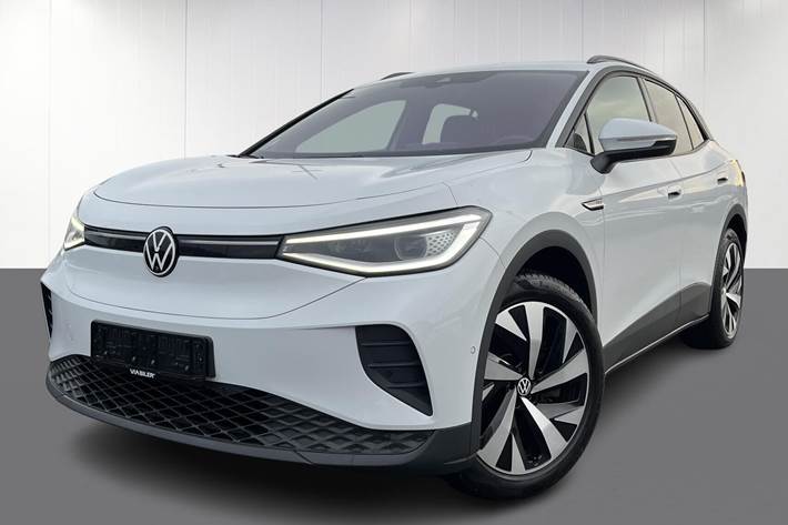 Hvid VW ID.4 fra 2023 set udefra