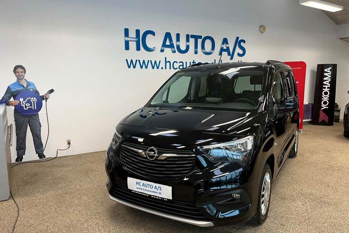 Sort Opel Combo-e Life fra 2025