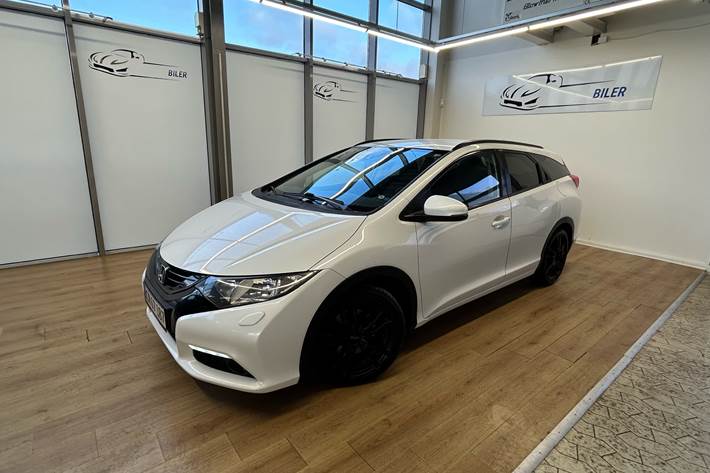 Hvid Honda Civic fra 2015