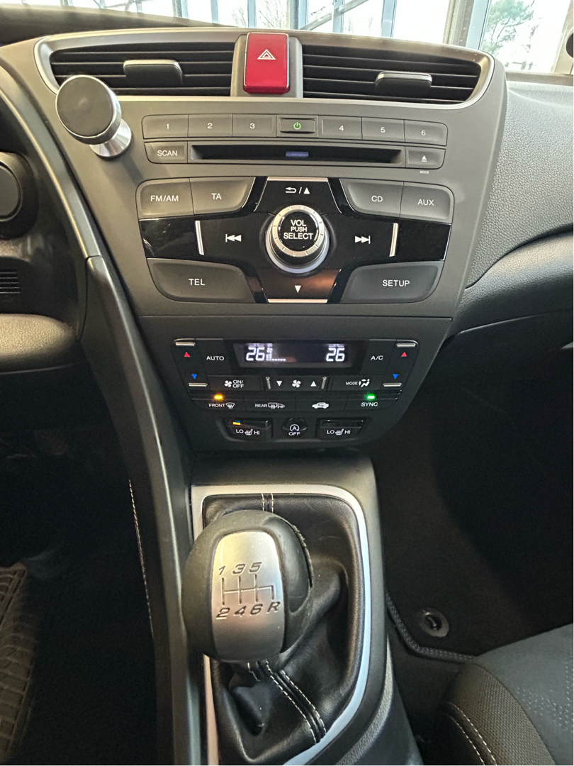 Hvid Honda Civic fra 2015