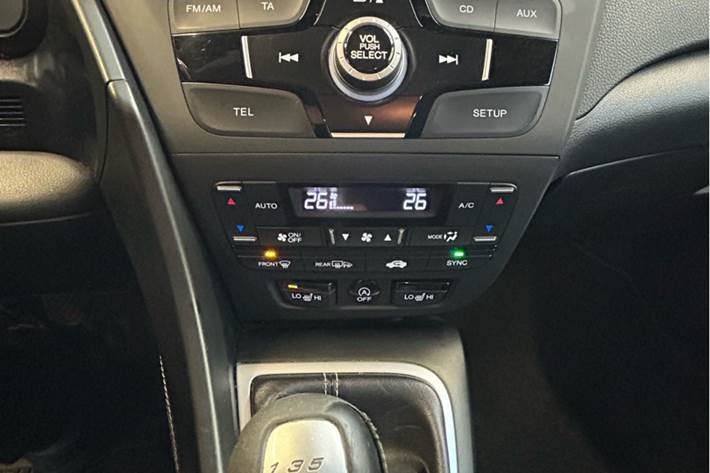 Hvid Honda Civic fra 2015