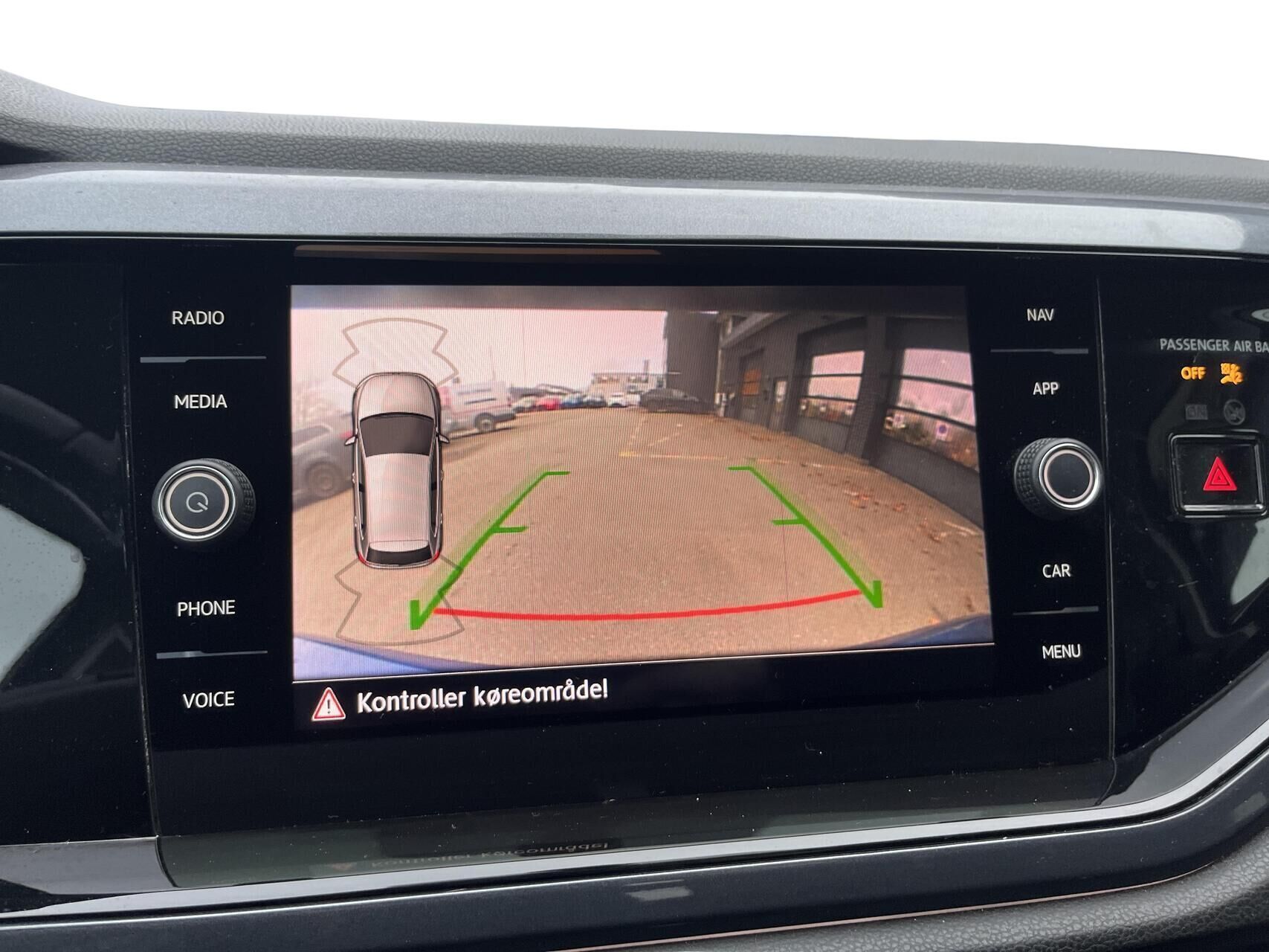 Blå VW Polo fra 2018