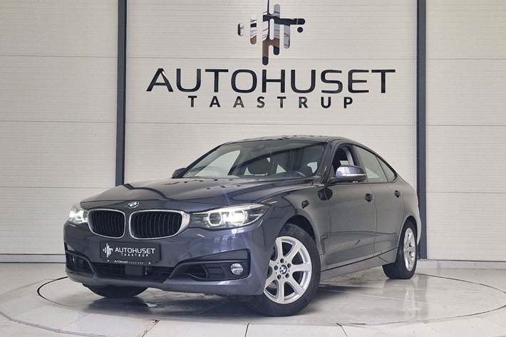 Grå BMW 320i fra 2018 set udefra