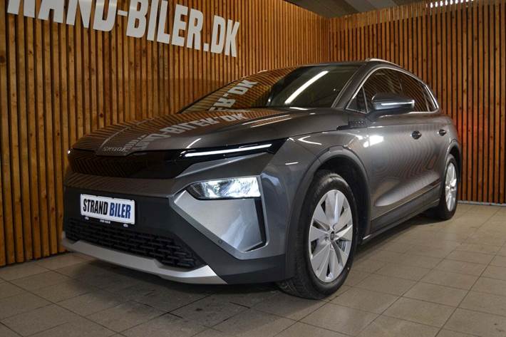 Grå Skoda Elroq fra 2025 set udefra