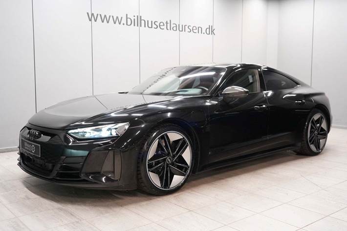 Sort Audi RS e-tron GT fra 2022 set udefra