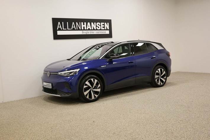 Blå VW ID.4 fra 2021