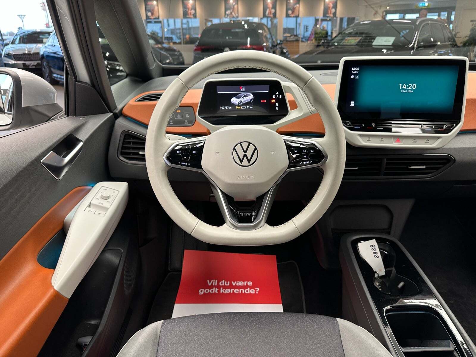 Hvid VW ID.3 fra 2020