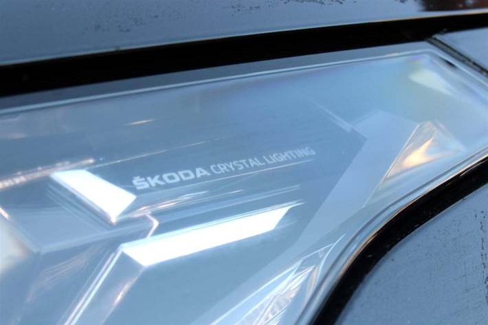 Sort Skoda Enyaq fra 2023