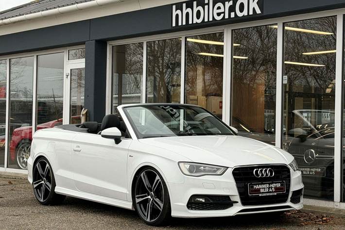Hvid Audi A3 fra 2015